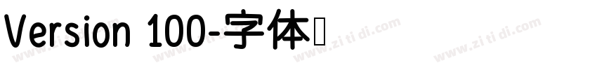 Version 100字体转换